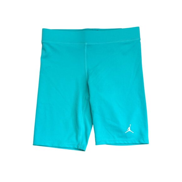 Jordan Tight Fit Compression Shorts Mens Size S Teal Activewear Built To Perform - Picture 2 of 5